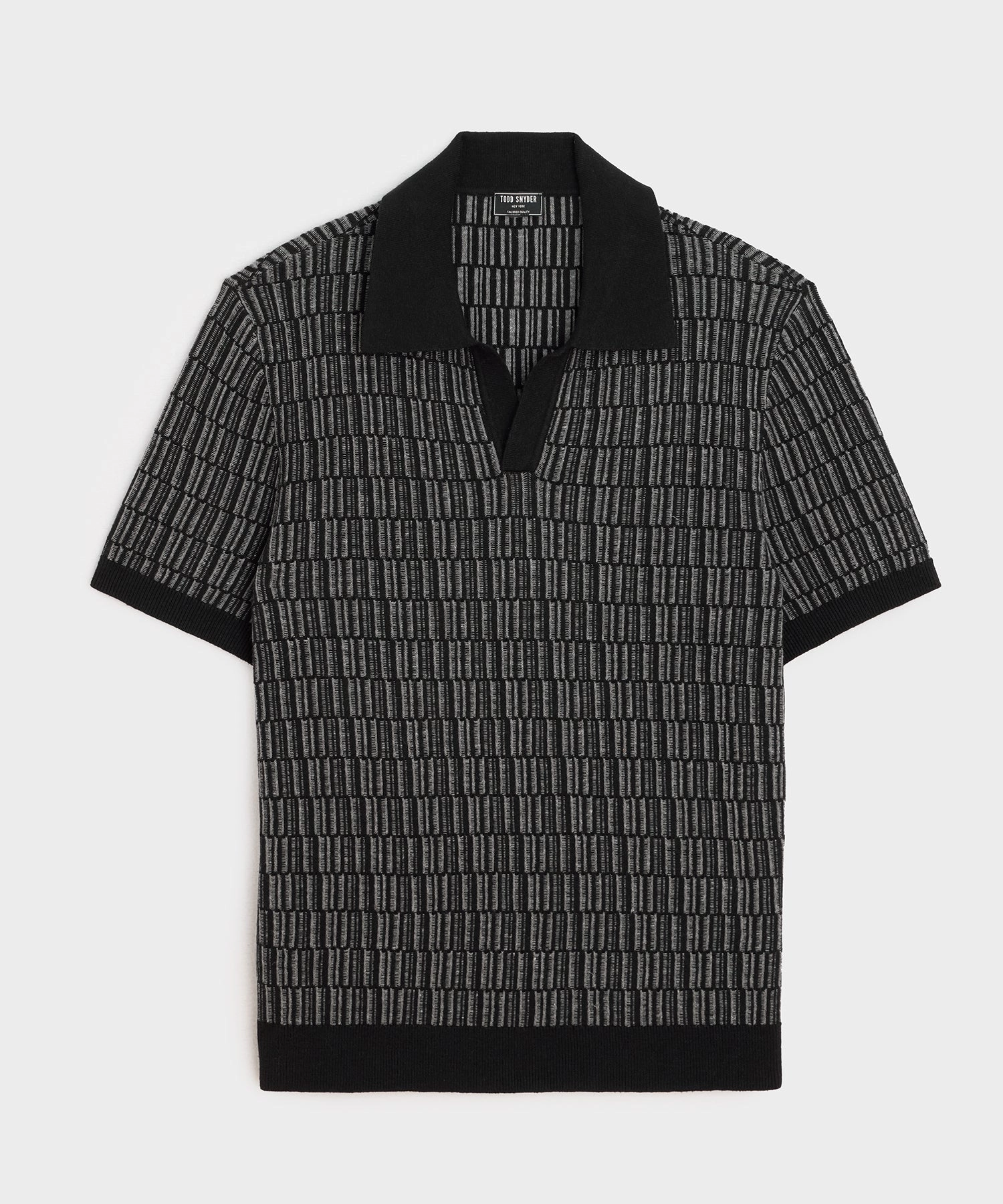 Linen Patterned Montauk Sweater Polo