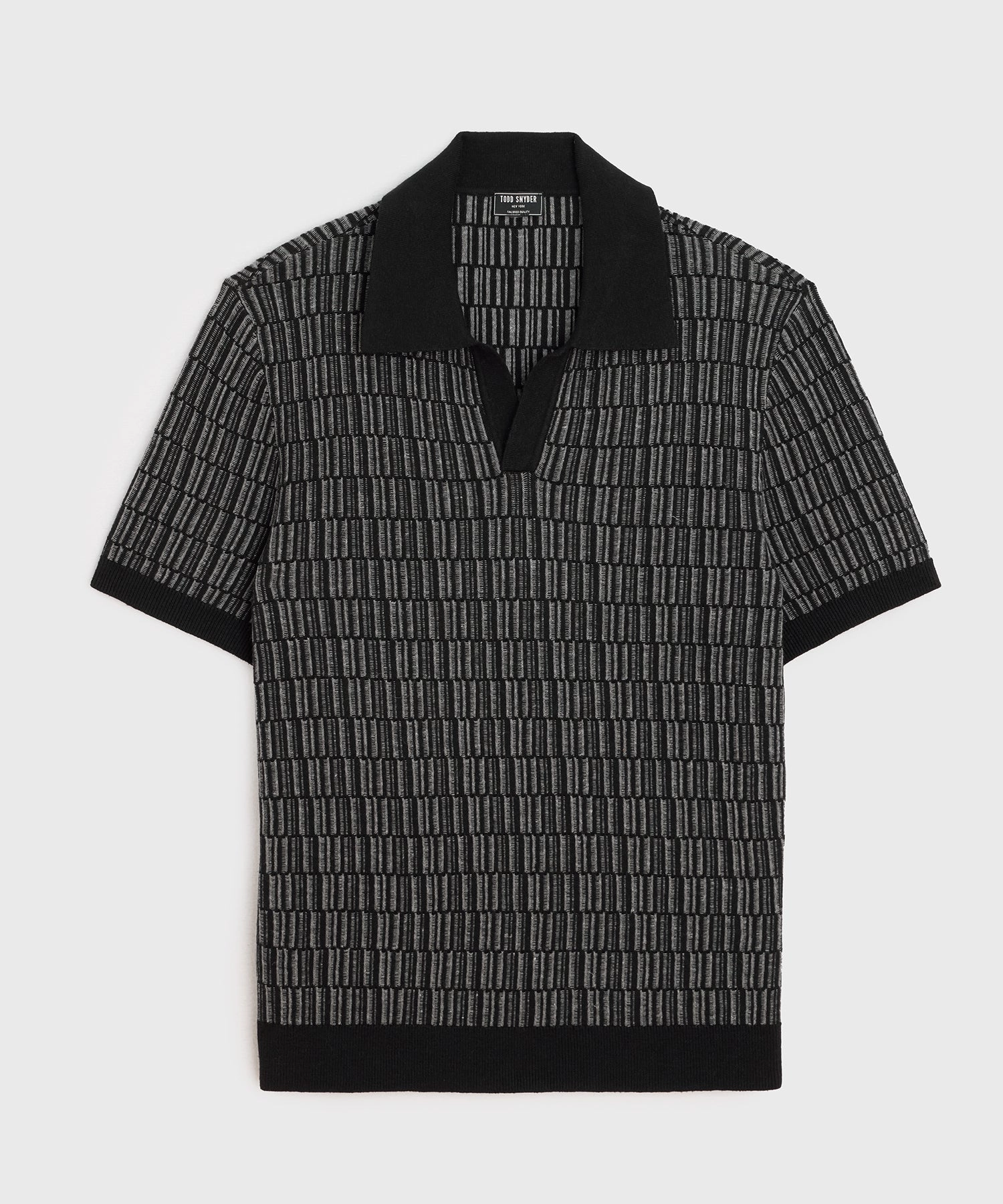 Linen Patterned Montauk Sweater Polo