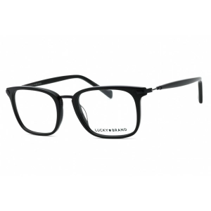 Lucky Brand Men's Eyeglasses - Black Acetate Square Shape Full Rim Frame | D414 0BLA