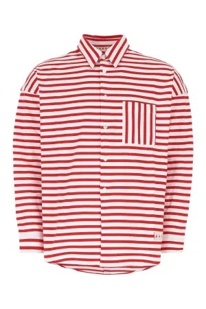 Marni Compact Striped Jersey Shirt