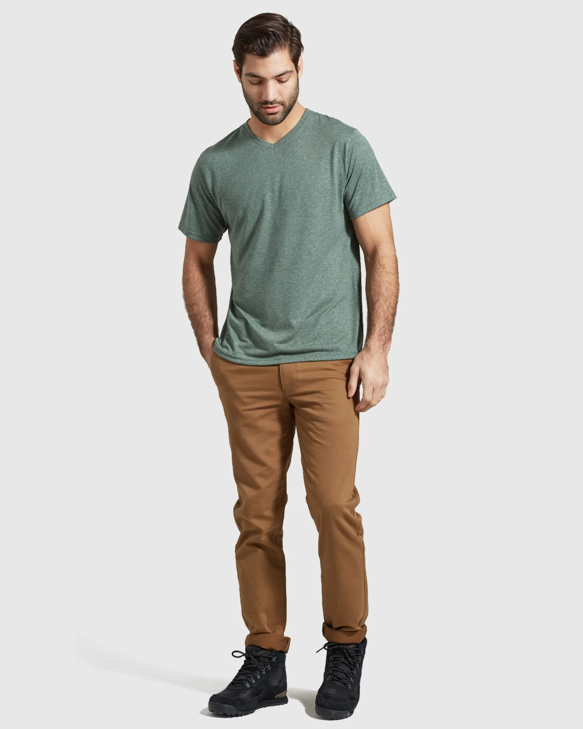 Men's EcoKnit™ V-Neck Tee