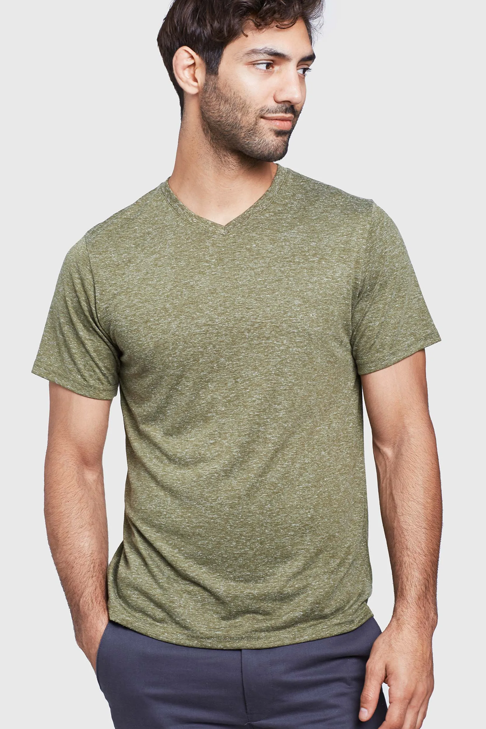 Men's EcoKnit™ V-Neck Tee