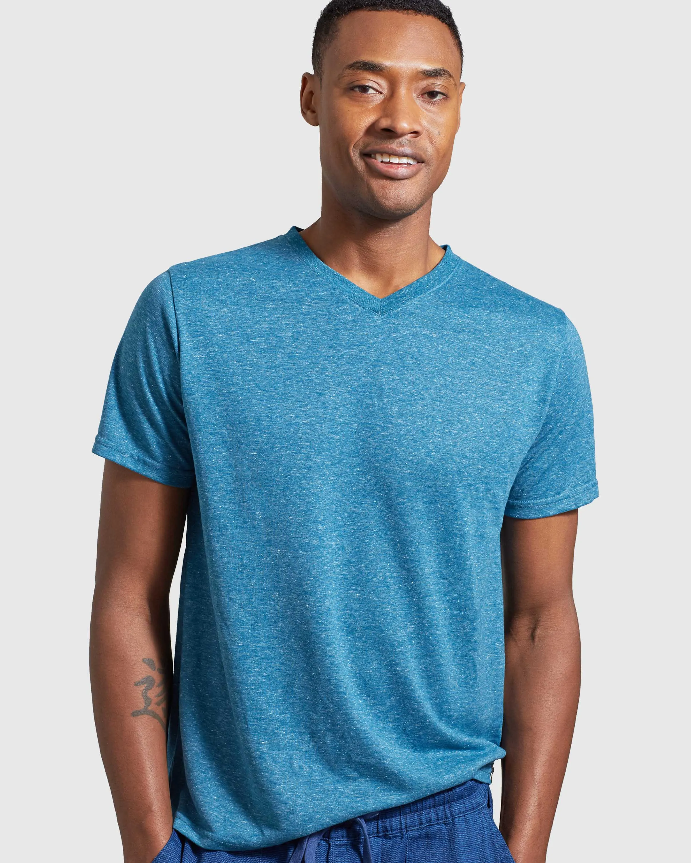 Men's EcoKnit™ V-Neck Tee