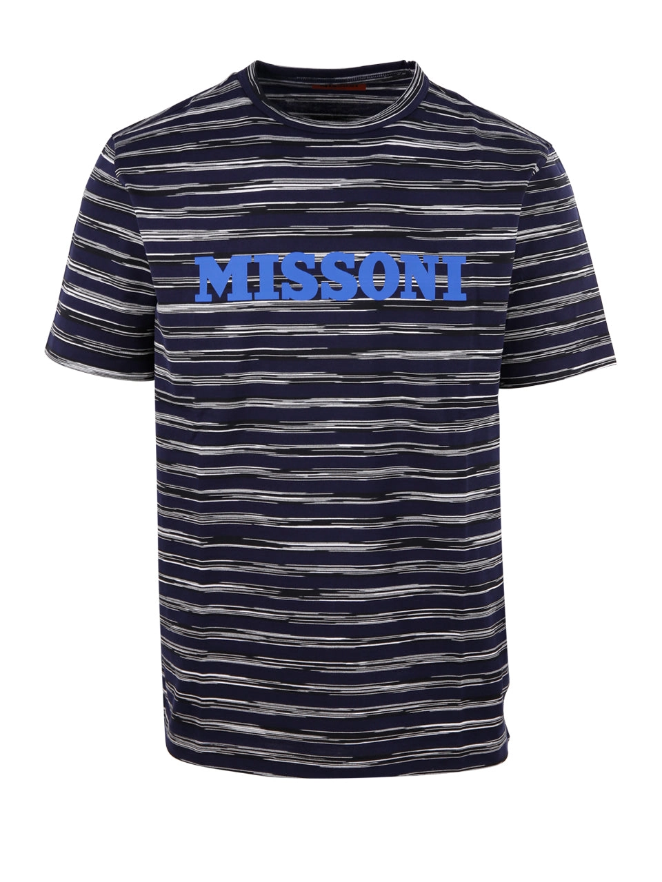 Missoni Striped Logo Printed Crewneck T-Shirt
