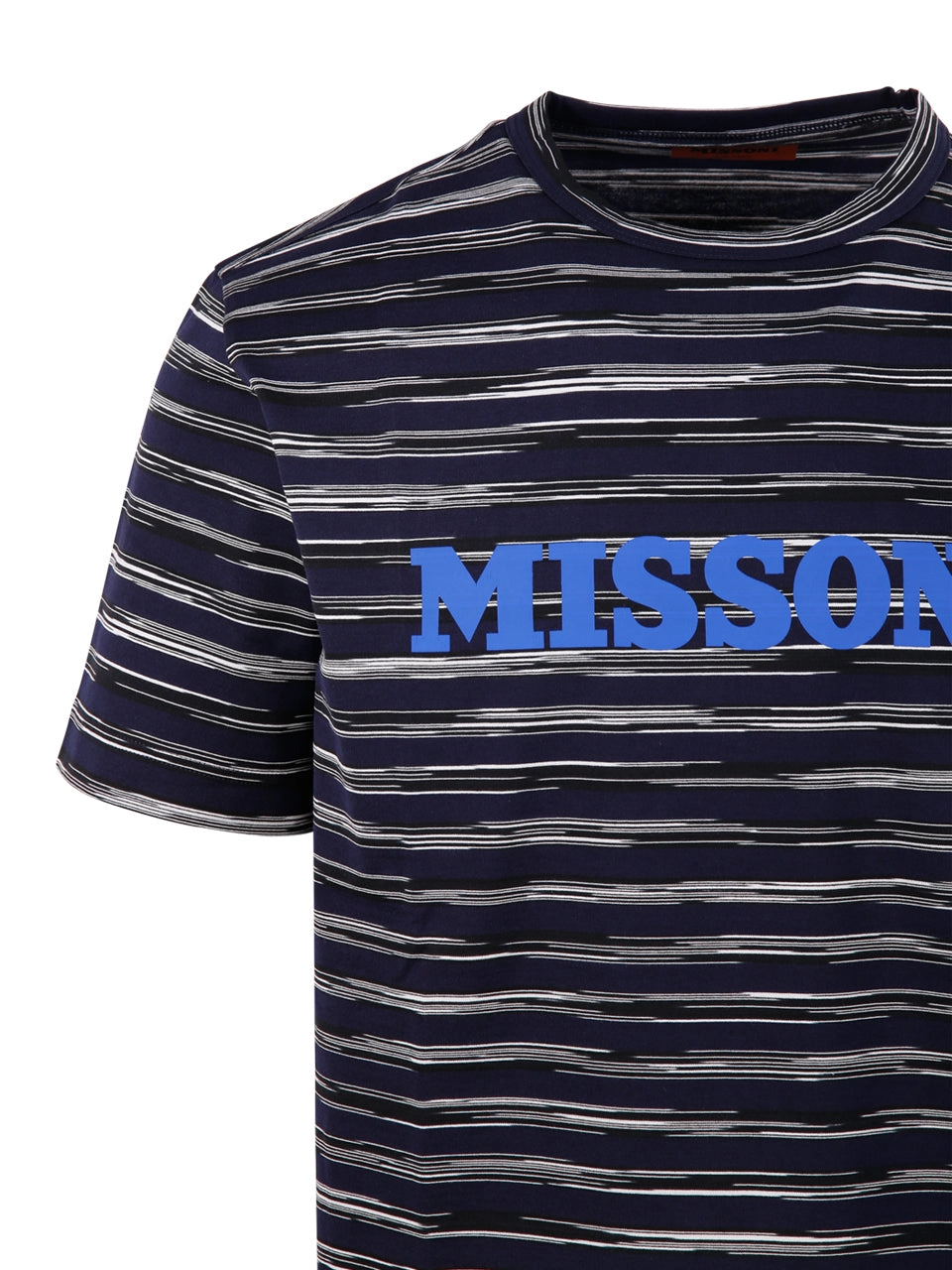 Missoni Striped Logo Printed Crewneck T-Shirt