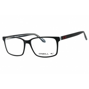 ONeill Men's Eyeglasses - Black/Crystal Matte Rectangular Full Rim | ONO-BEHR 104-SC
