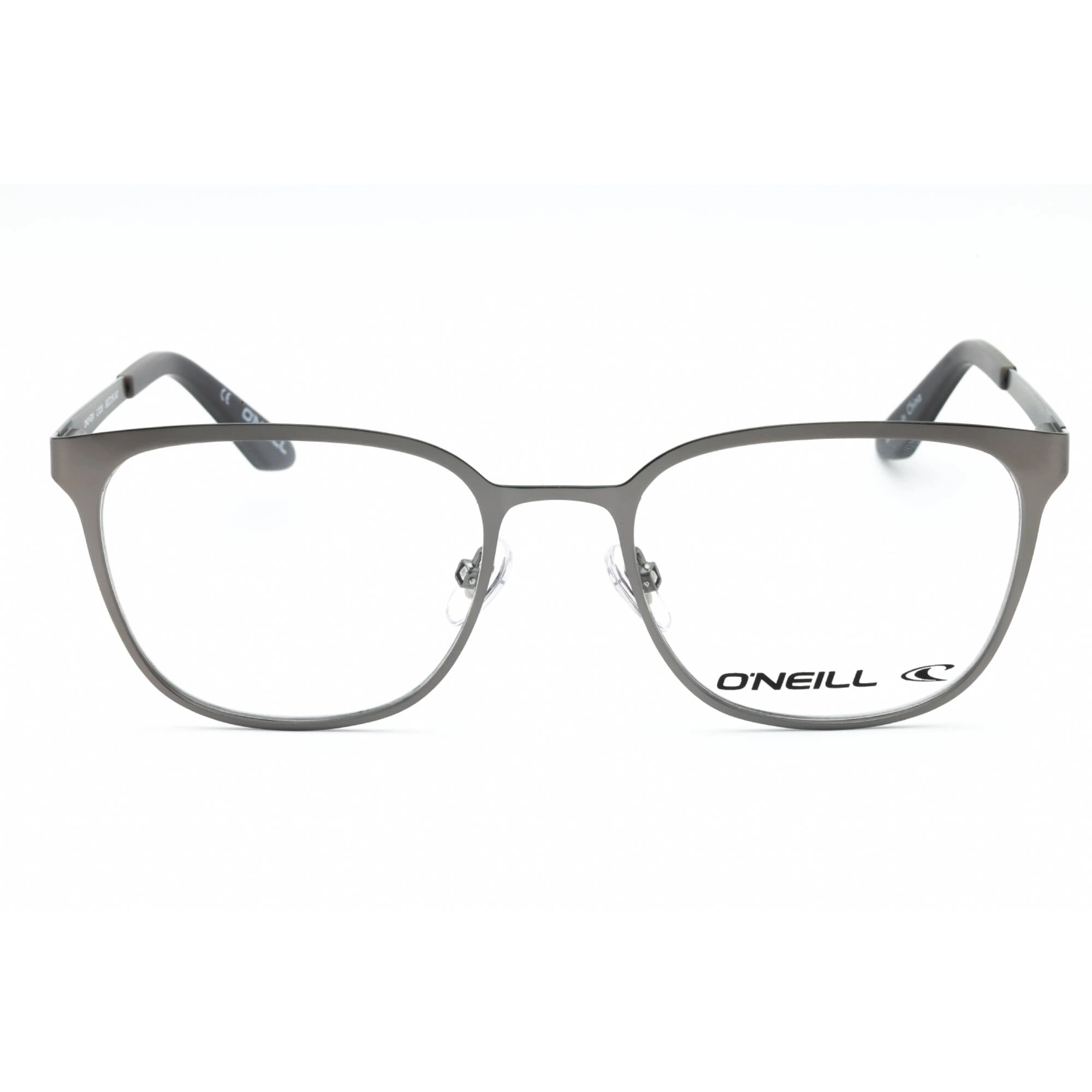 ONeill Men's Eyeglasses - Matte Gunmetal Metal Square Full Rim Frame | ONO-FEN 005-SC