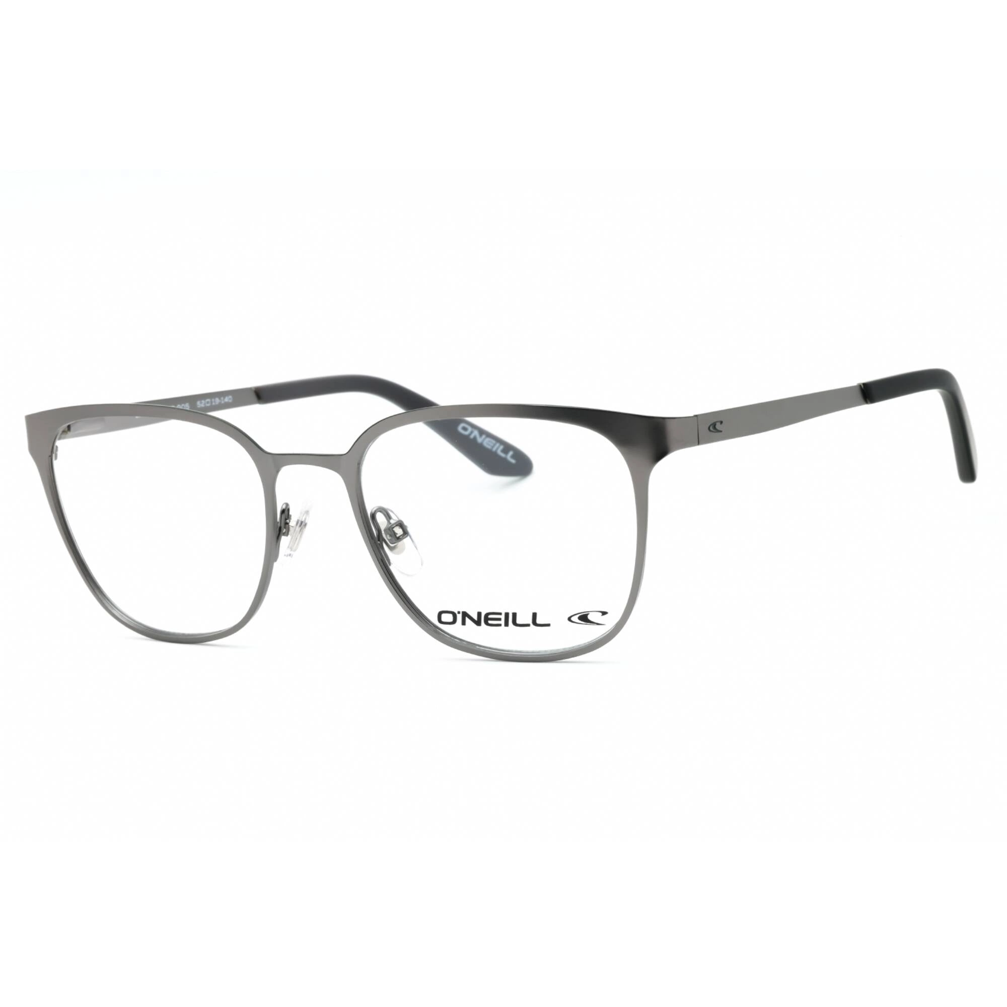 ONeill Men's Eyeglasses - Matte Gunmetal Metal Square Full Rim Frame | ONO-FEN 005-SC