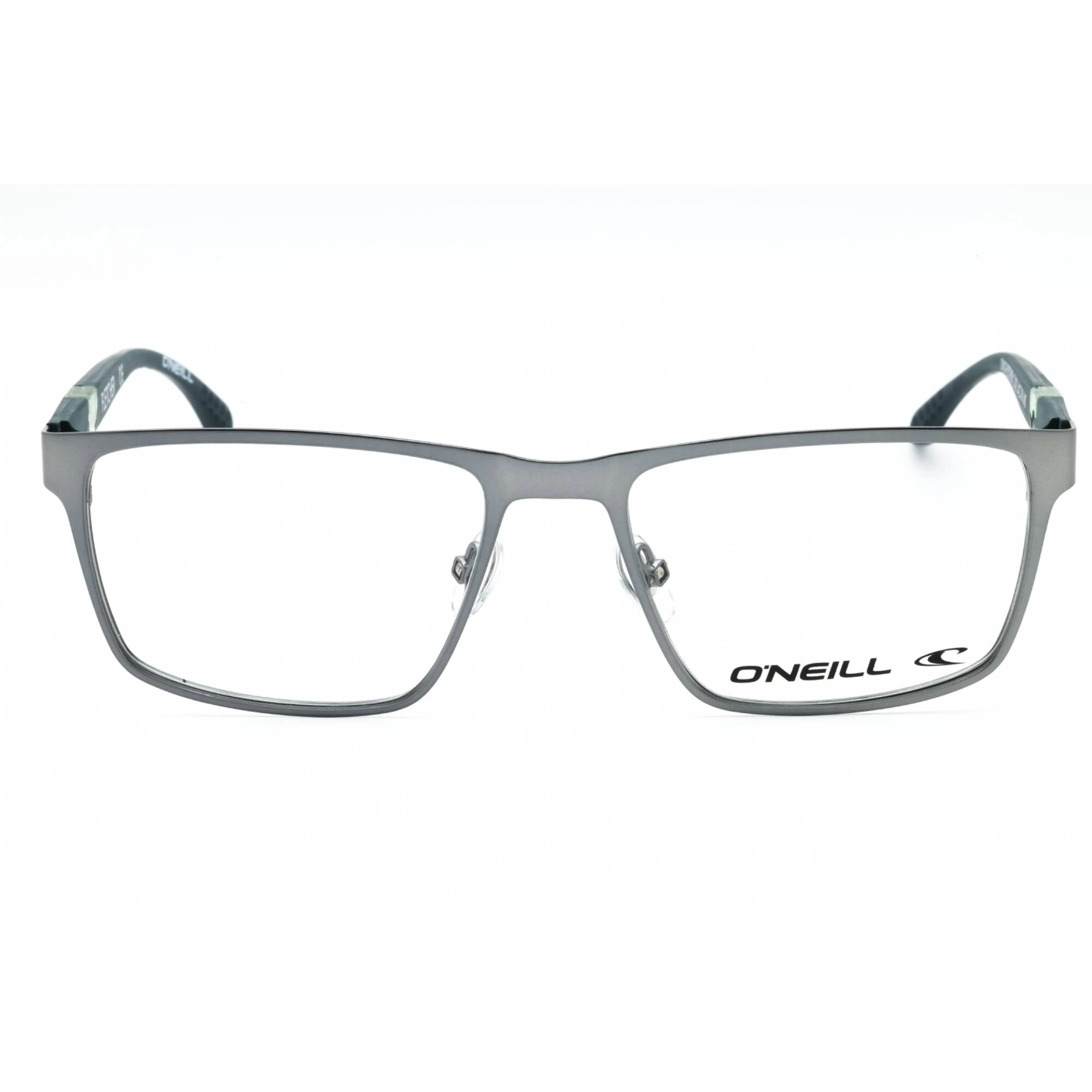 ONeill Men's Eyeglasses - Matte Silver Metal Rectangular Frame | ONO-FLETCHER 002