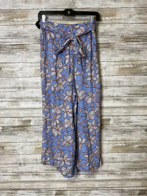 Pants Cropped By Jessica Simpson In Blue & Orange, Size:M