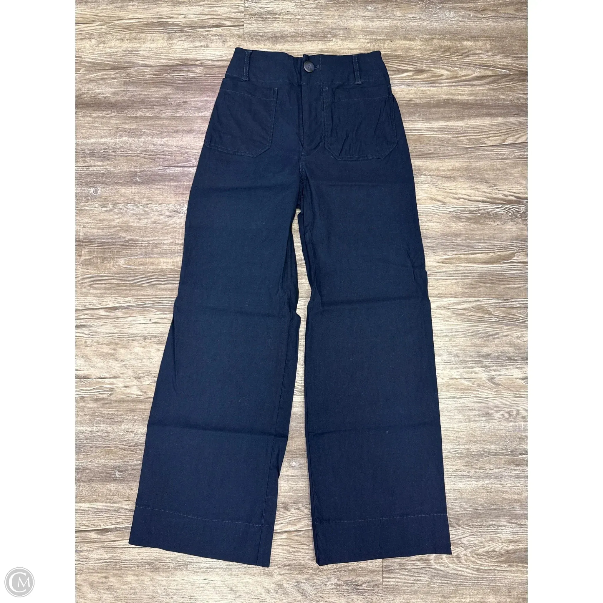 Pants Cropped By Maeve In Blue, Size: 0
