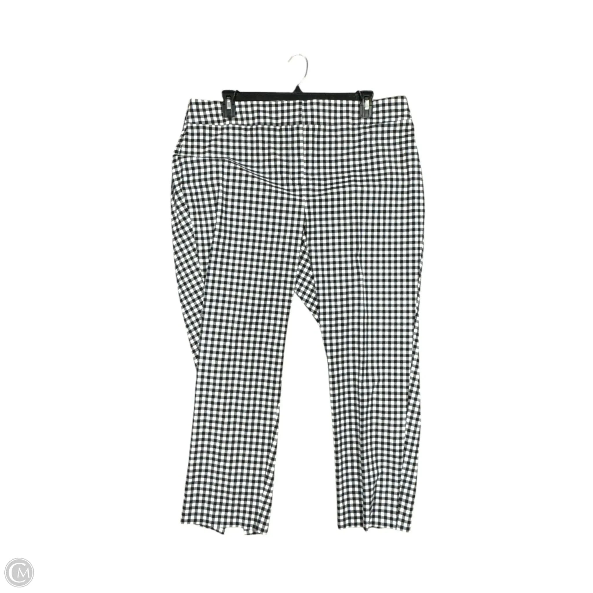 Pants Cropped By Talbots In Black & White, Size: 20