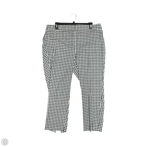 Pants Cropped By Talbots In Black & White, Size: 20