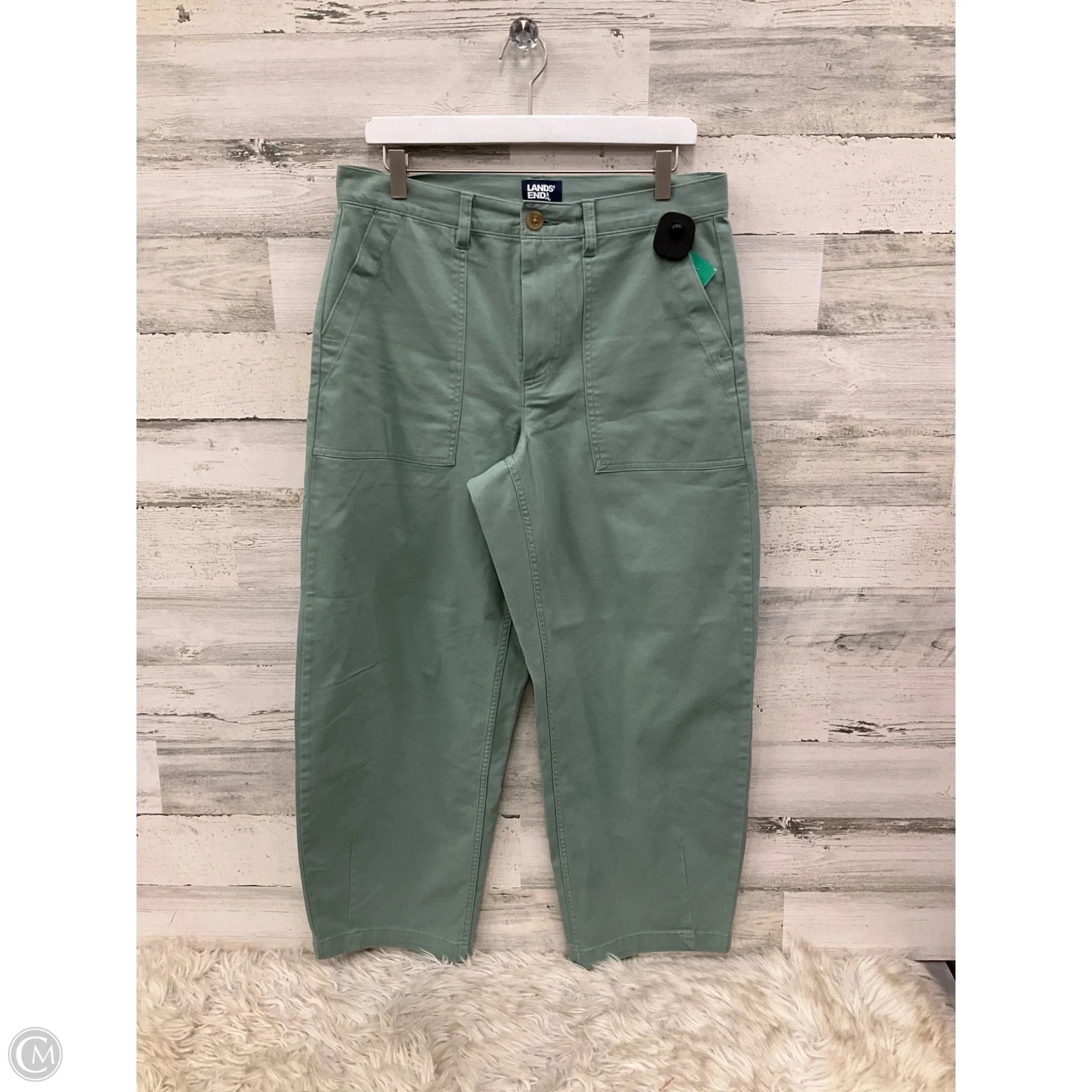 Pants Other By Lands End In Green, Size: 10