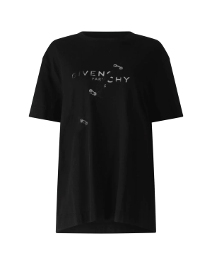 Pin Detail Short Sleeve T-Shirt