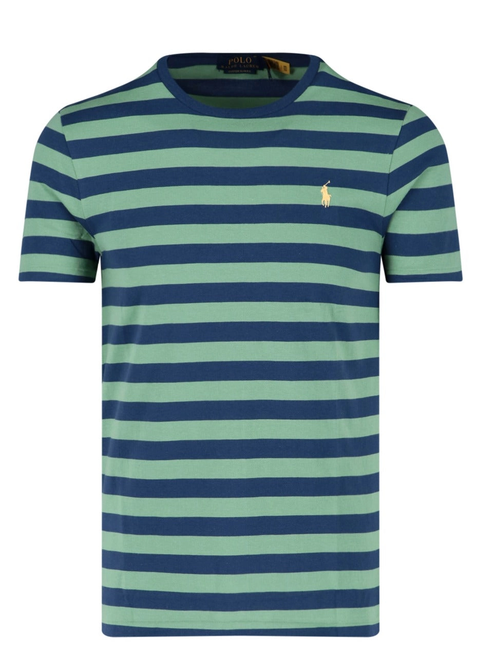 Polo Ralph Lauren Logo Embroidered Striped T-Shirt