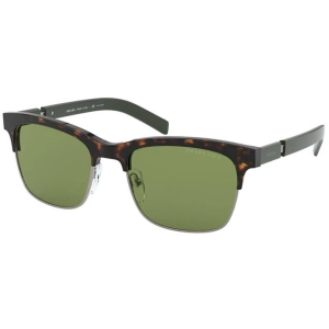 Prada Men's Sunglasses - Havana Frame Green Polarized Lens | PRADA 0PR 17XS 2AU08C54