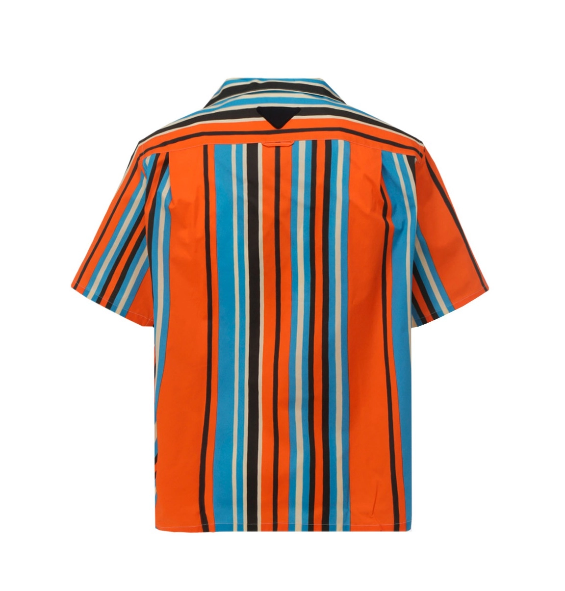 Prada Short-Sleeved Striped Shirt