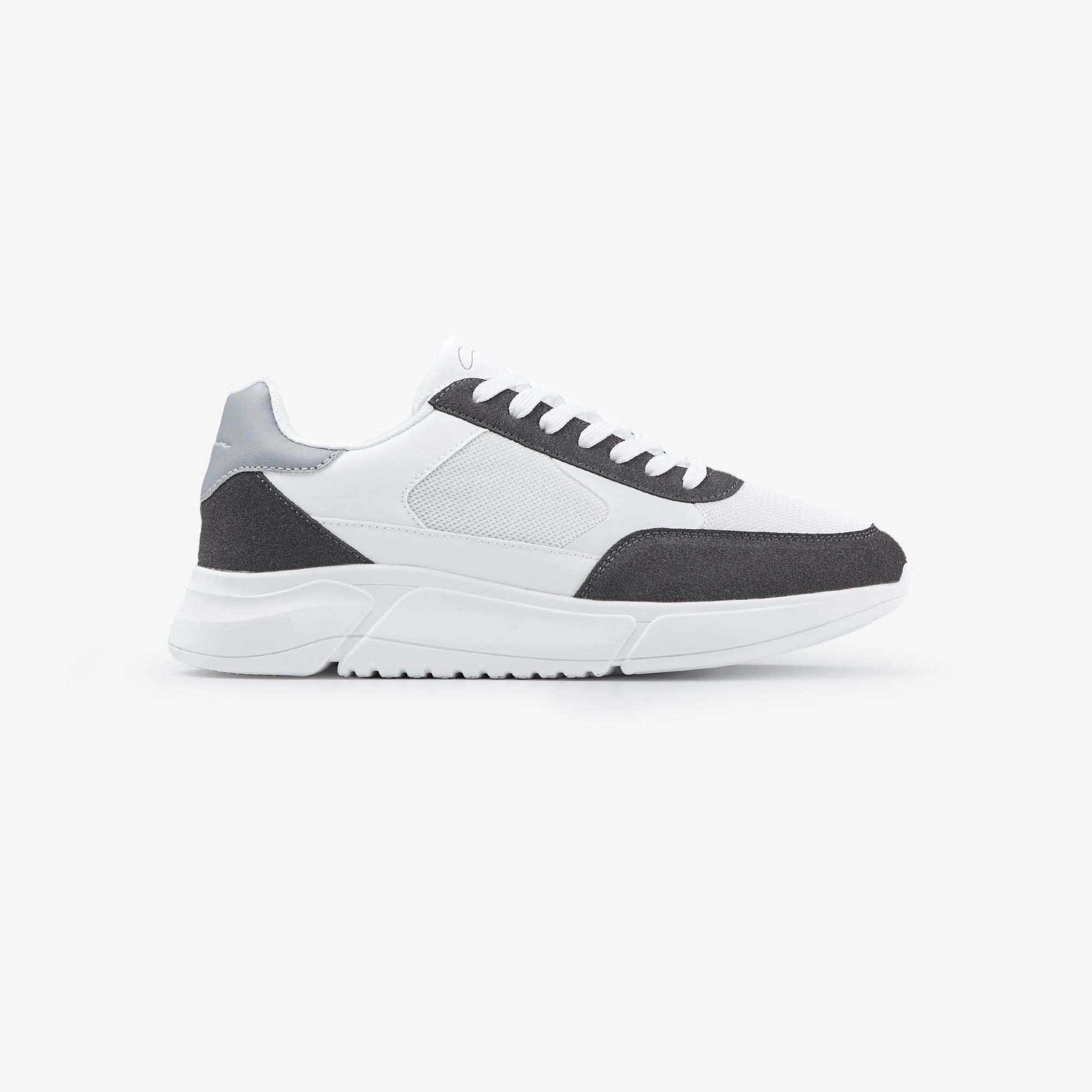 Premium Mesh Runner | White Dark Grey