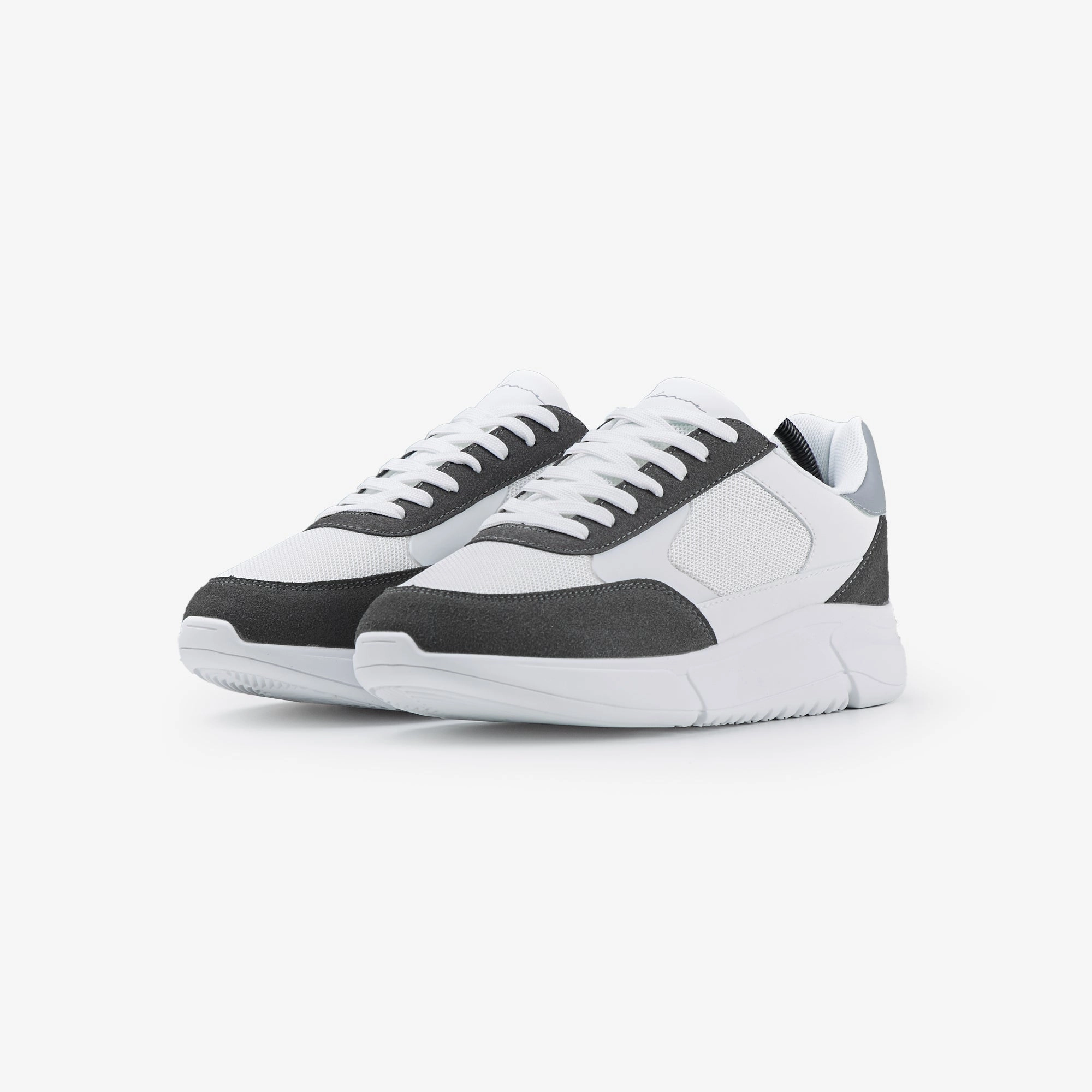Premium Mesh Runner | White Dark Grey