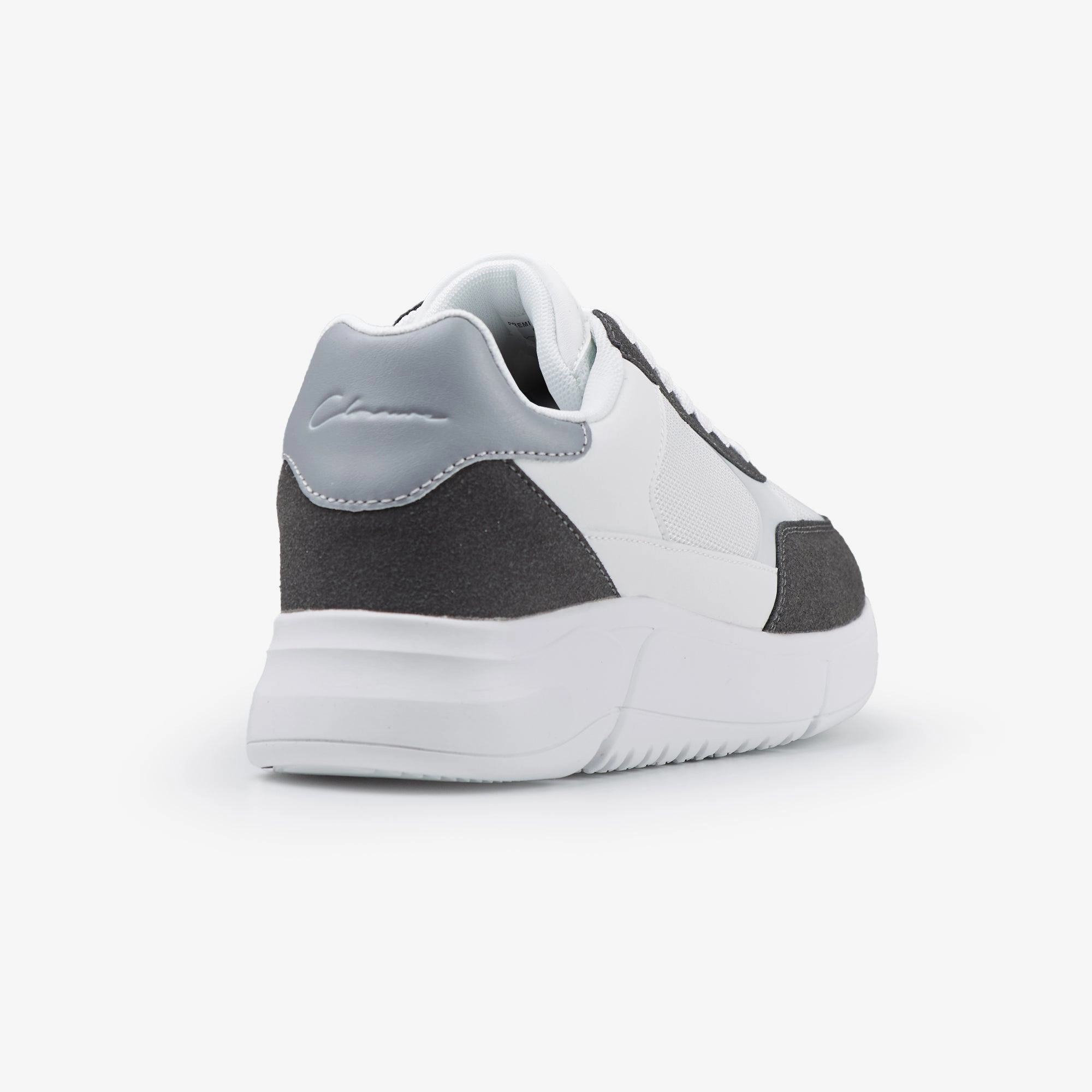 Premium Mesh Runner | White Dark Grey