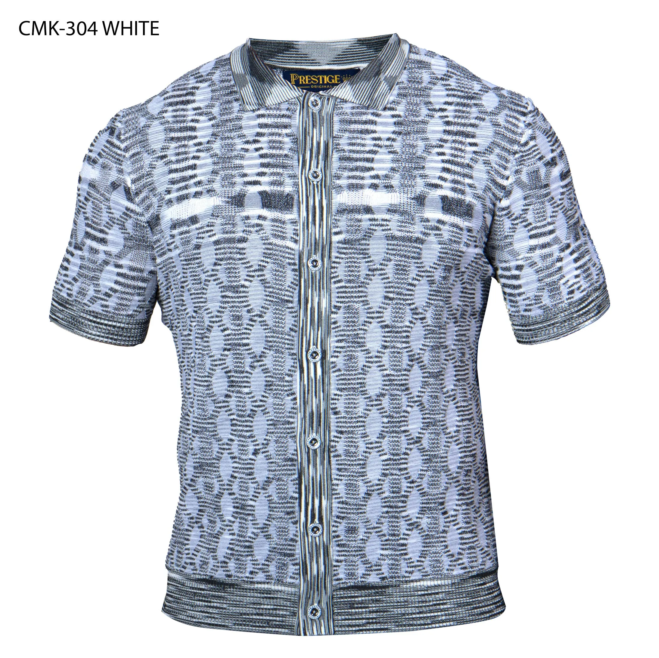 Prestige CMK-304 Short Sleeve Cardigans - White