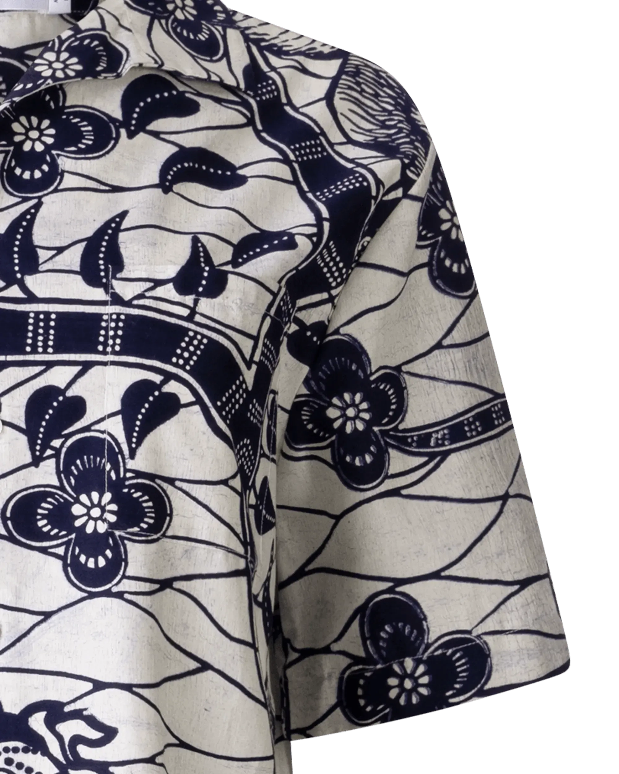 Printed Button Up Cotton Shirt