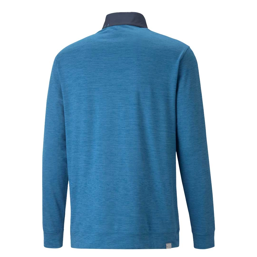 Puma - Men's Cloudspun Colorblock 1/4 Zip Sweater (537463 06)
