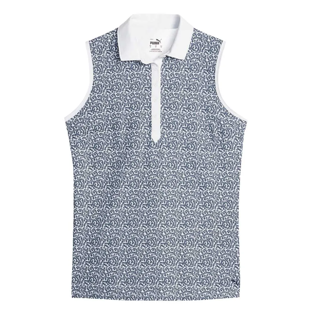 Puma - Women's CLOUDSPUN Valley Sleeveless Golf Polo (621636 01)