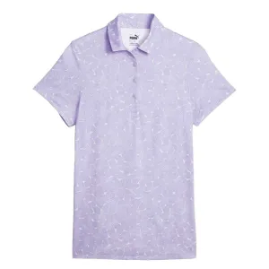 Puma - Women's MATTR Plumeria Short Sleeve Polo (621637 02)