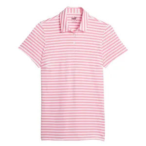 Puma - Women's MATTR Somer Stripe Short Sleeve Golf Polo (621880 04)