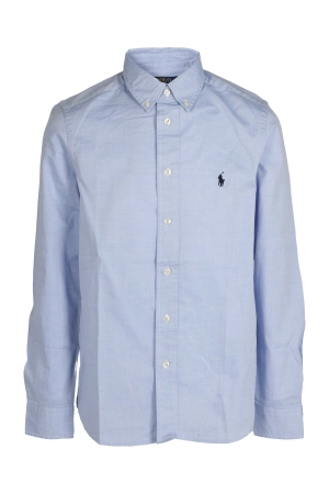 Ralph Lauren Kids Logo Embroidered Long Sleeved Shirt