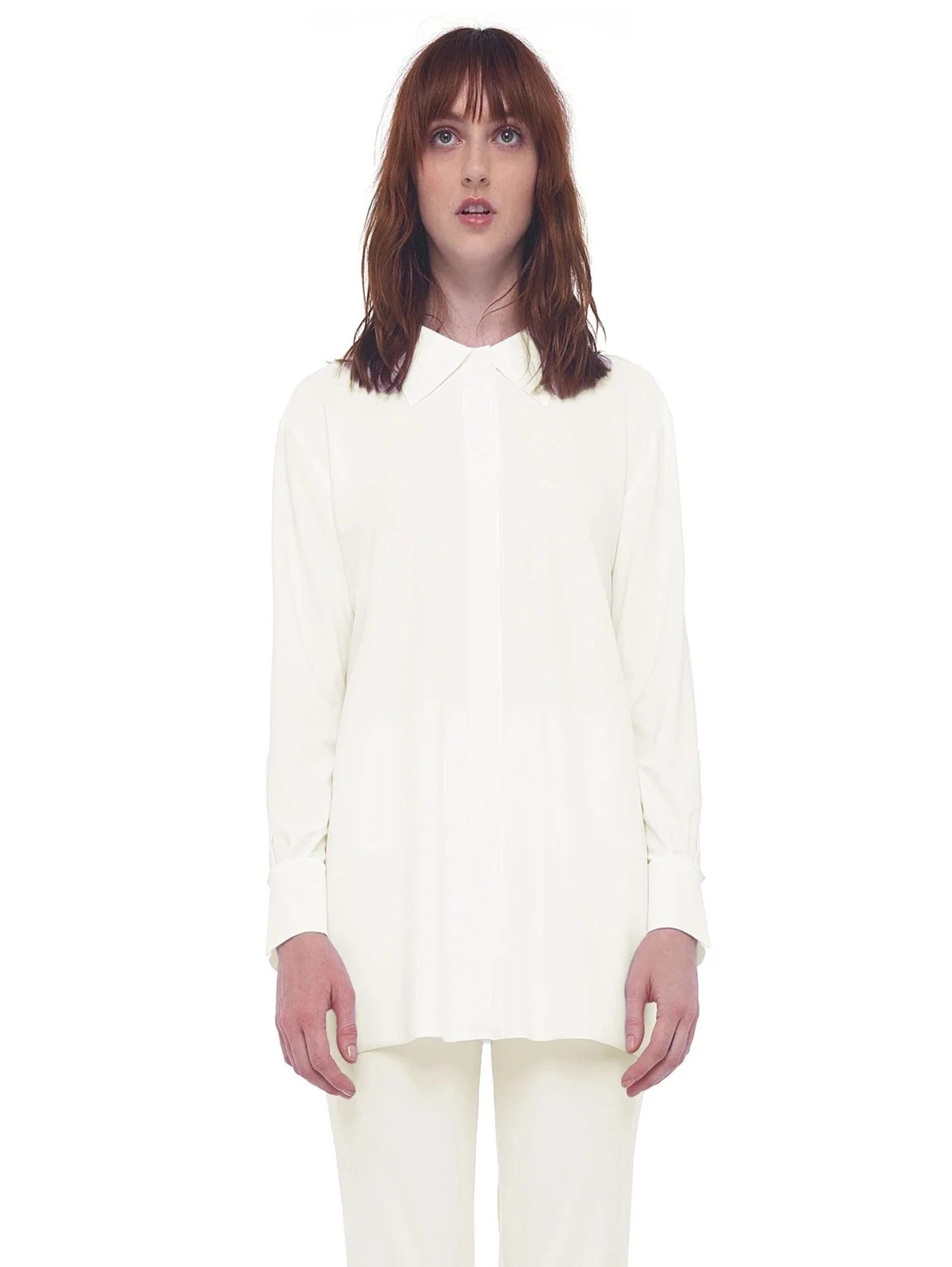 Shirt with Ivory Velcro Closure