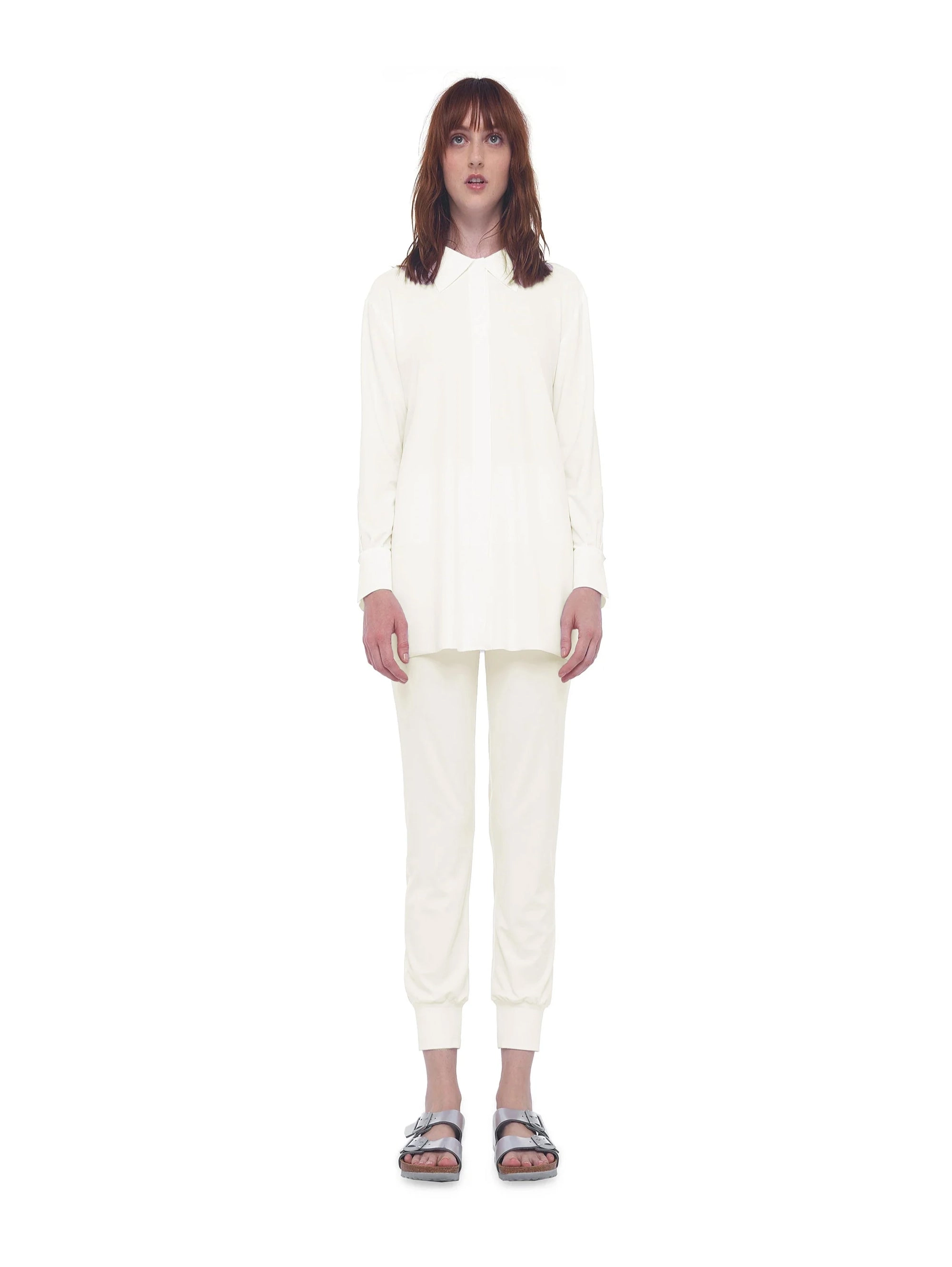 Shirt with Ivory Velcro Closure
