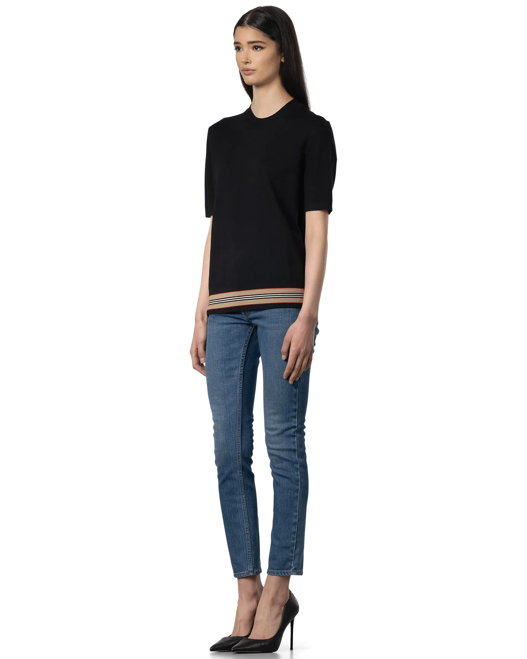 Striped Merino Wool Top