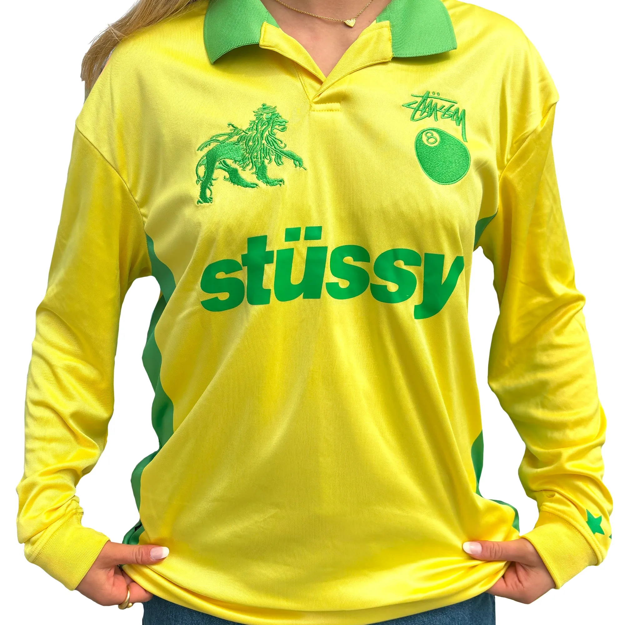 Stüssy Jersey Polo L/S Brazil