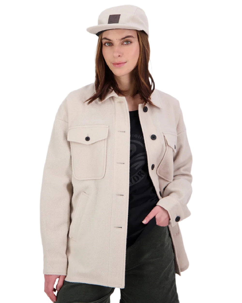 Swanndri Womens Harbourage Lite Wool Shacket