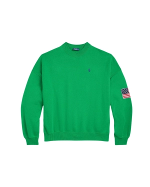 Sweater polo flag bright green