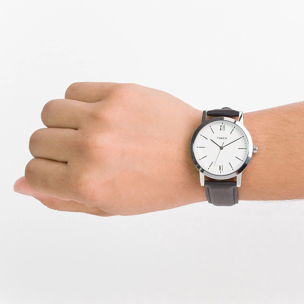 T1-2 Series 3-Hand 38mm Leather Band