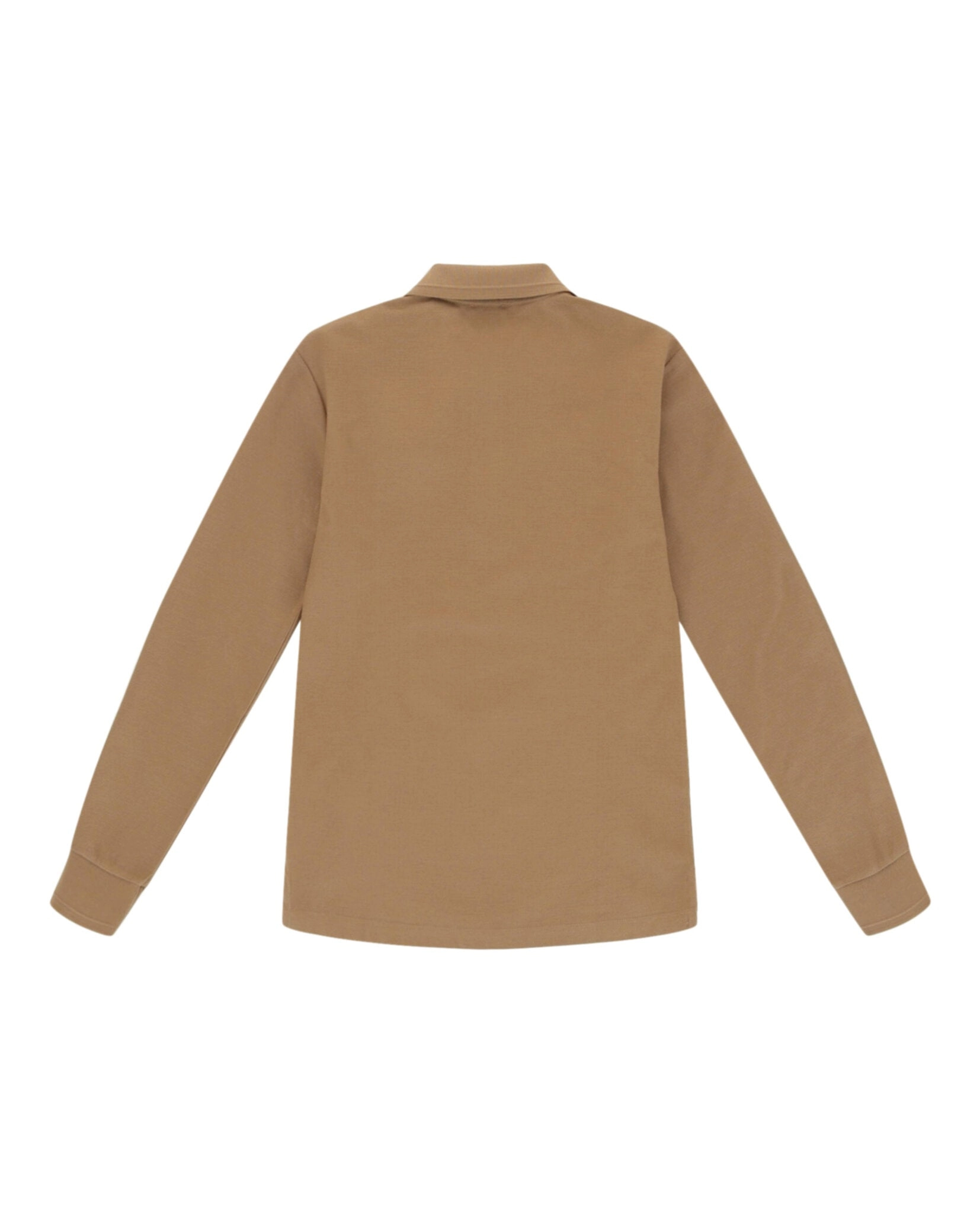 'TB' Long Sleeve Polo