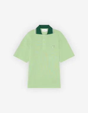 Tonal Fox Head Patch Polo Mint