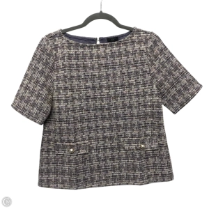 Top Short Sleeve By Loft In Multi-colored, Size: Mp