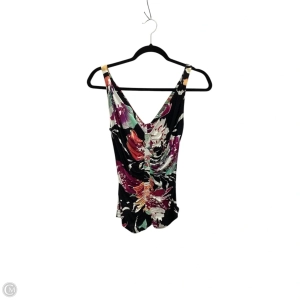 Top Sleeveless Basic By Cache In Floral Print, Size: M