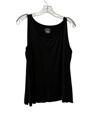 Top Sleeveless Basic By Chicos In Black, Size:M