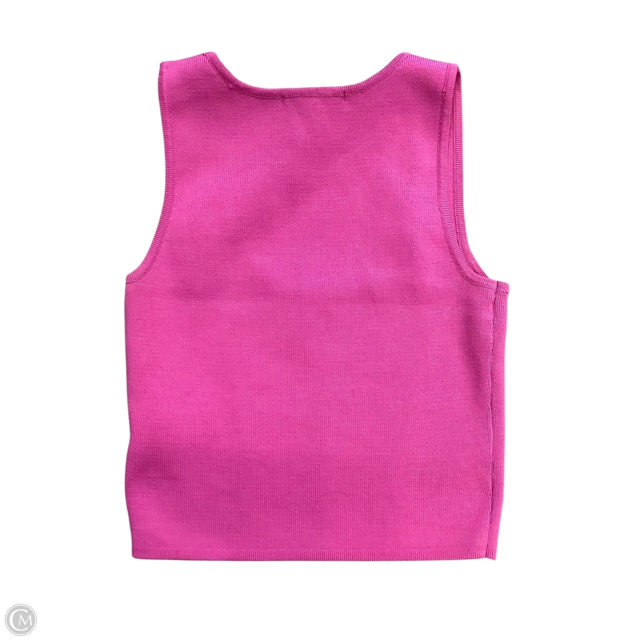 Top Sleeveless Basic By Cmc In Pink, Size: S