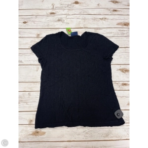 Top Sleeveless Basic By Croft And Barrow In Black, Size: L