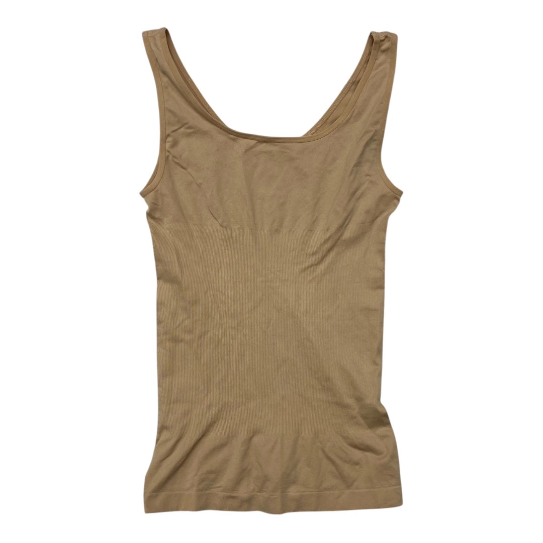 Top Sleeveless Basic By Jockey In Tan, Size:S