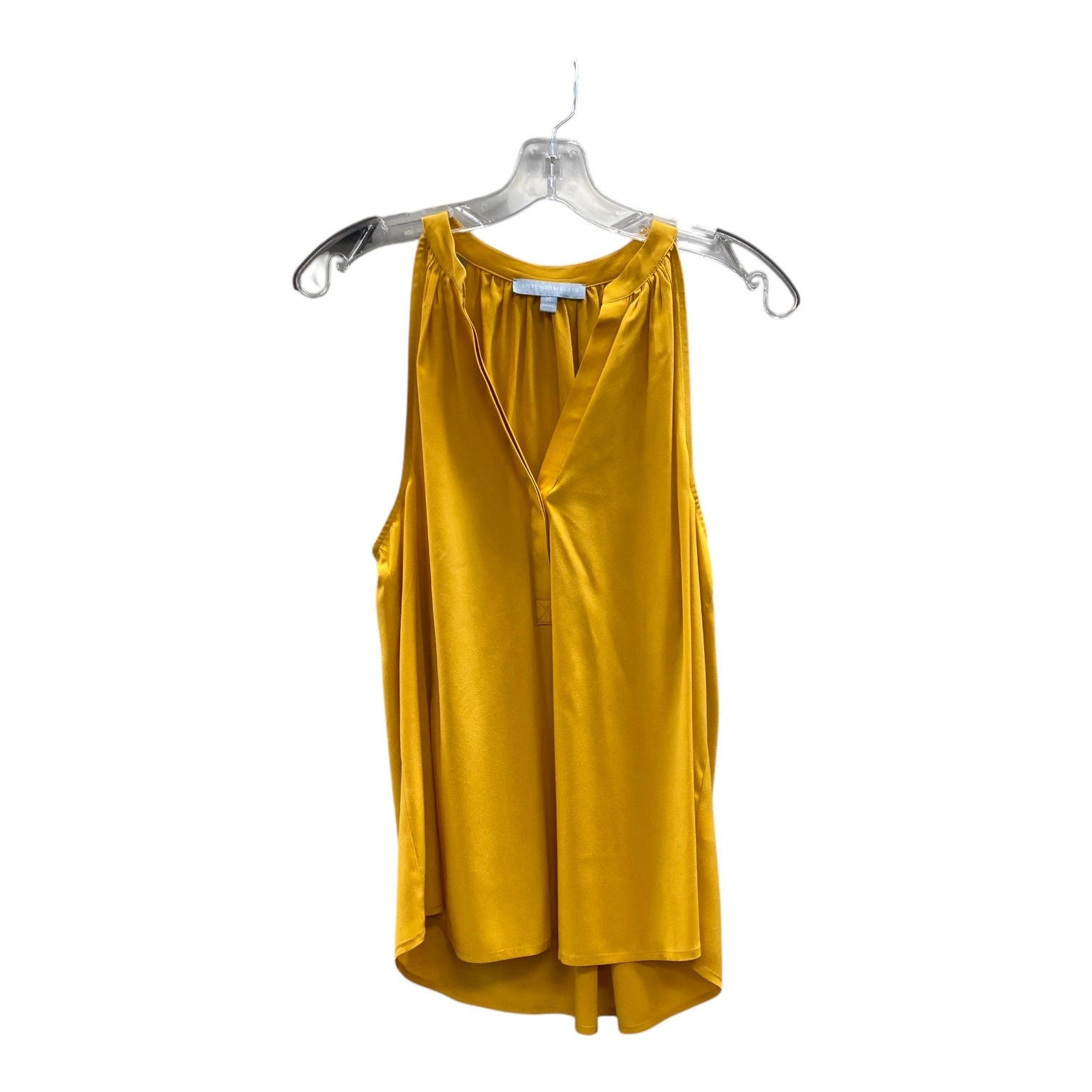 Top Sleeveless By Antonio Melani In Yellow, Size:M