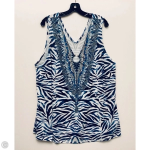 Top Sleeveless By Avenue In Animal Print, Size: 28