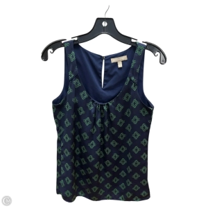 Top Sleeveless By Banana Republic In Blue & Green, Size: Xs